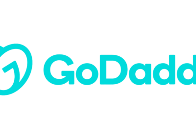 GoDaddy logo with transparent background