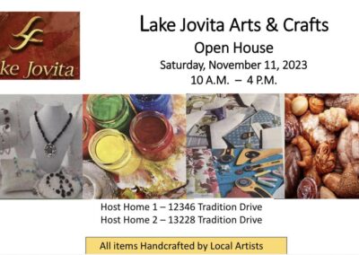 Lake Jovita Arts & Crafts Open House