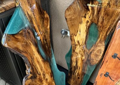 rustic resin & wood home decor