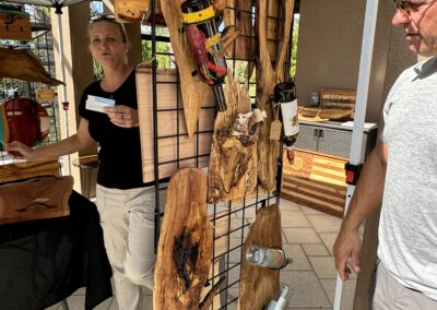 Rustic Resin & Wood at the Lake Jovita Arts & Crafts Open House