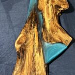 Accent Art Piece Rustic Resin & Wood