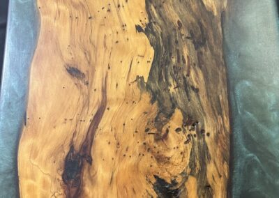 Spalted Elm with Emerald Green Epoxy RRQ